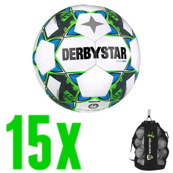 15er Ballpaket Derbystar Junior Light Fußball v23