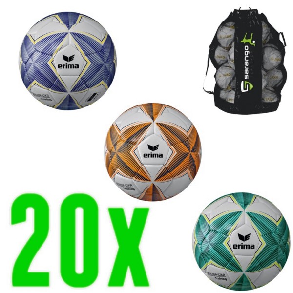 20er Ballpaket Erima Fußball Senzor-Star Training