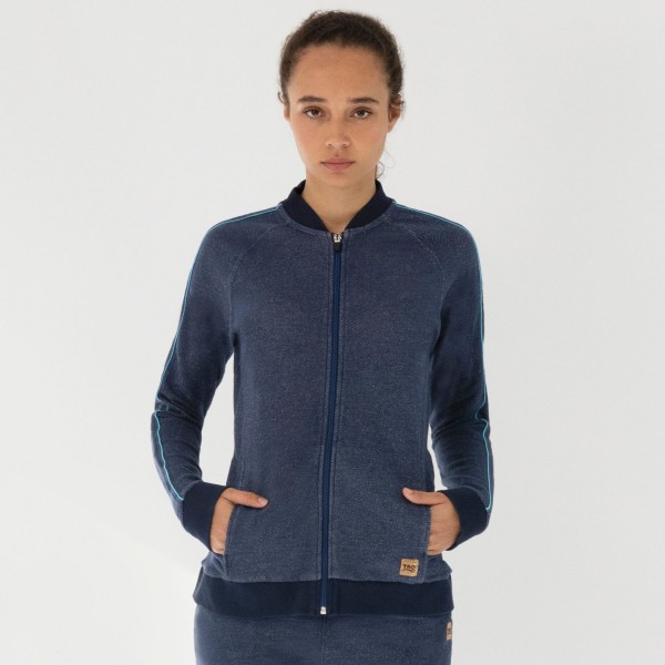 TAO Taillierte Damen Bio-Baumwolljacke FRITZI mit Stehkragen