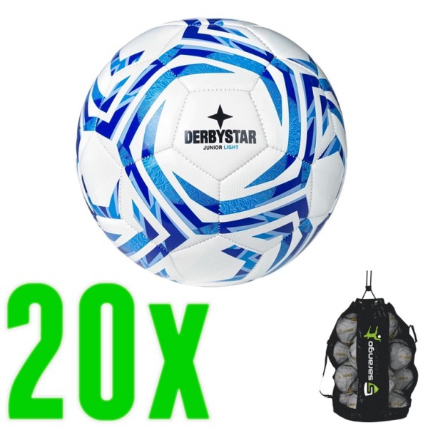 20er Ballpaket Derbystar Junior Light Fußball v25