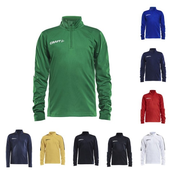 Craft Trainingstop Progress Halfzip LS Tee Kinder