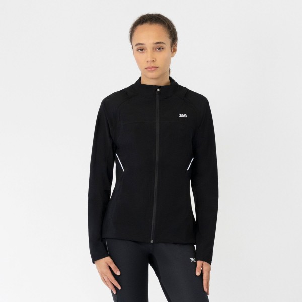 TAO atmungsaktive Damen 3-Körperklimazonen Laufjacke Pera