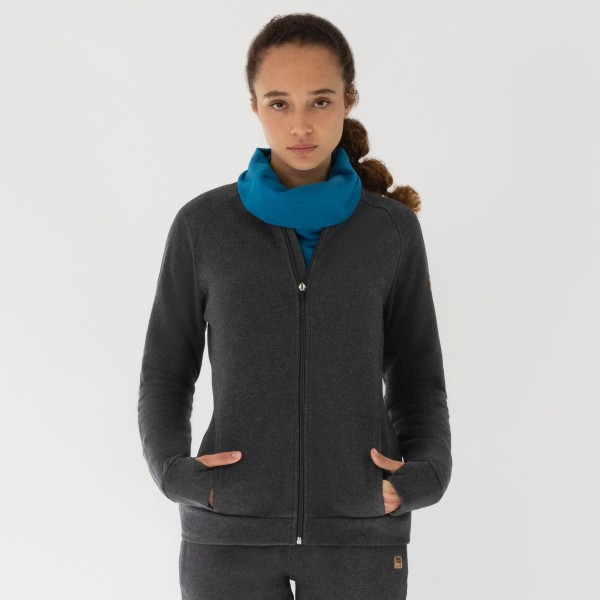 TAO Weiche Damen Sweatjacke INGA aus Bio-Baumwolle