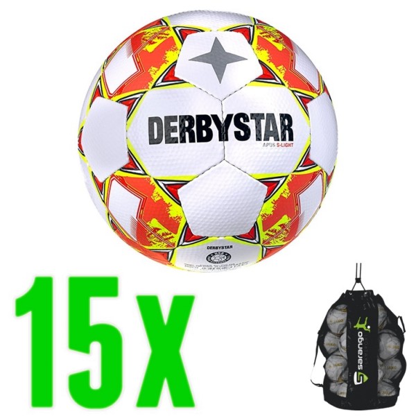 15er Ballpaket Derbystar Apus S-Light v23 290g Fußball